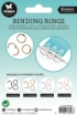 Picture of Studio Light Essentials Binding Rings Old Gold | Κρίκοι Βιβλιοδεσίας Αντικέ Χρυσό, 12 τεμ.