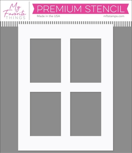 Picture of My Favorite Things Στένσιλ 4" x 6" - Through the Window 