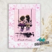 Picture of Creative Expressions Andy Skinner Rubber Σφραγίδες 3.5'' x 5.25'' - Friends Forever, 2τεμ.