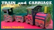 Picture of Tonic Studios Dies Μήτρες Κοπής - 3D Τρένο & Βαγόνια, 60 Τεμ.