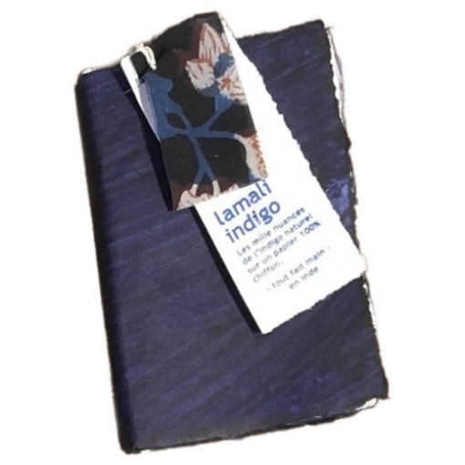 Picture of Lamali Indigo Night Χειροποίητο Journal 11 x 16 cm | 100% Βαμβακερό Χαρτί Cold Press - 64 σελ.