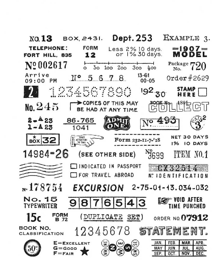 Picture of Stampers Anonymous Tim Holtz Σφραγίδες Cling CMS488 – Tidbits