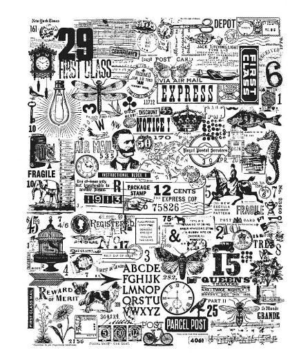 Picture of Stampers Anonymous Tim Holtz Σφραγίδες Cling CMS490 – Hodgepodge