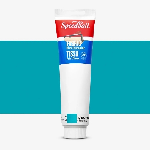 Picture of Speedball Fabric Block Printing / Relief Ink 150ml - Μελάνι Λινοτυπίας Turquoise