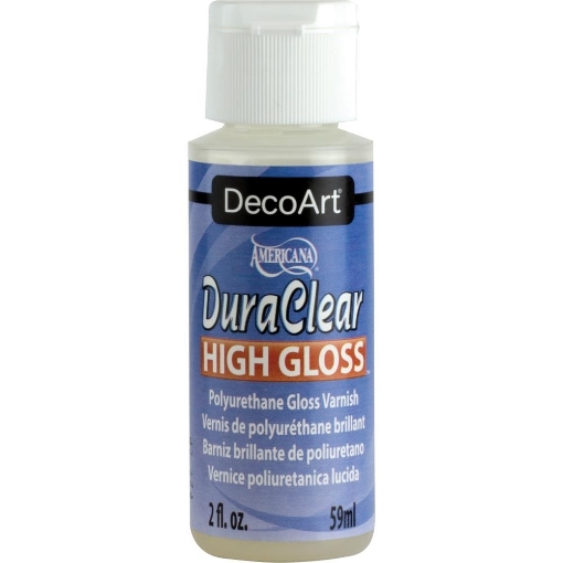 Picture of DecoArt Americana DuraClear High Gloss Varnish – Διάφανο Γυαλιστερό Βερνίκι Προστασίας, 59ml