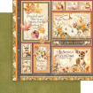 Picture of Graphic 45 Συλλογή Scrapbooking Διπλής Όψης 8" x 8" - Autumn Greetings