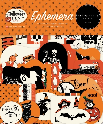 Picture of Carta Bella Cardstock Διακοσμητικά Εφήμερα - Halloween Fun, 33τεμ.