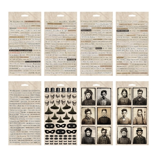 Picture of Tim Holtz Idea-Ology Μπλοκ Αυτοκόλλητων  - Halloween, 400τεμ.