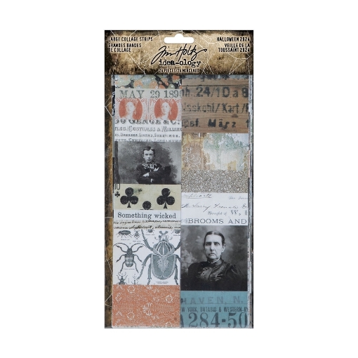 Picture of Tim Holtz Idea-Ology - Διακοσμητικές Λωρίδες για Collage 9" x 2.25", Halloween 2024