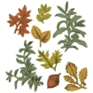 Picture of Sizzix Framelits Die & Stamp Set Σετ Σφραγίδες & Μήτρες Κοπής A5 - Forever Leaves, 16τεμ.