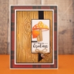 Picture of Crafter's Companion 3D Embossing Folder Μήτρα Για Ανάγλυφα - Nature's Garden - Thankful & Blessed, Wood Bark