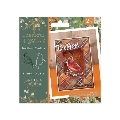 Picture of Crafter’s Companion Nature’s Garden Thankful & Blessed Northern Cardinal | Σφραγίδα & Μήτρα Κοπής