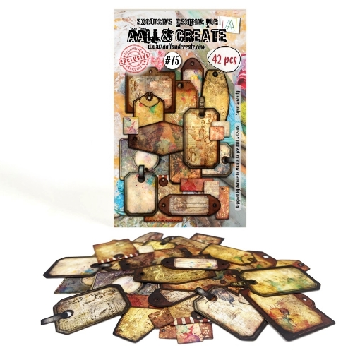 Picture of Aall and Create Die-Cuts Nr 75 Sepia Serenity - Διακοσμητικά Εφέμερα 