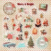 Picture of Memory Place Cardstock Διακοσμητικά Εφήμερα - Merry & Bright, 24τεμ.