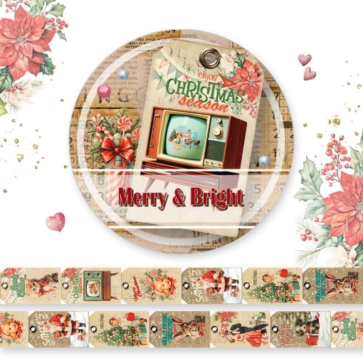 Picture of Memory Place Washi Tape 15mm - Merry & Bright