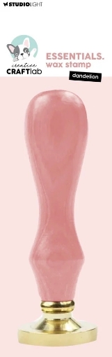 Picture of Studio Light Creative Craftlab Wax Stamp Σφραγίδα Κεριού Με Ξύλινη Λαβή - Dandelion Essentials