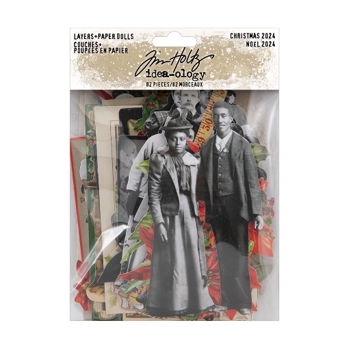 Picture of Tim Holtz Idea-Ology - Διακοσμητικά Die Cuts, Christmas 2024 Layers and Paper Dolls