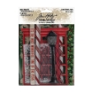 Picture of Tim Holtz Idea-ology Διακοσμητικά Chipboard Baseboards + Διάφανα Transparencies - Christmas, 39τεμ.