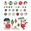 Picture of Simple Stories Διακοσμητικά Αυτοκόλλητα Brads - Simple Vintage Holly Jolly, 33τεμ.