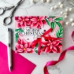 Picture of Pinkfresh Studio Layering Στένσιλ Σετ - Poinsettia Frame, 7τεμ.