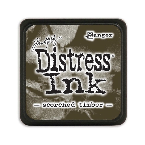 Picture of Tim Holtz Distress Mini Ink Pad | Υδατοδιαλυτό Dye Μελάνι για Blending & Mixed Media -  Scorched Timber