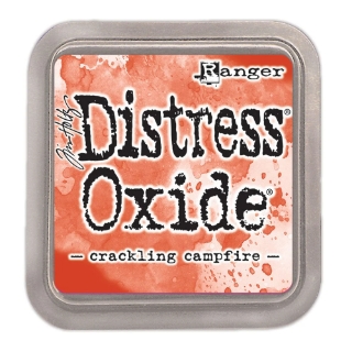 Picture of Tim Holtz Distress Oxide Ink Pad | Υβριδικό Μελάνι Οξείδωσης για Blending & Mixed Media - Crackling Campfire