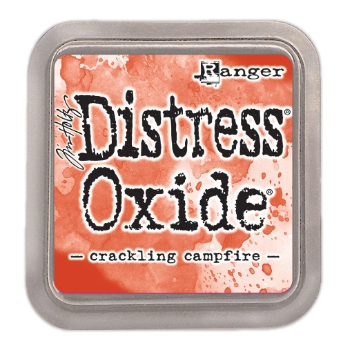 Picture of Tim Holtz Distress Oxide Ink Pad | Υβριδικό Μελάνι Οξείδωσης για Blending & Mixed Media - Crackling Campfire
