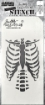 Picture of Stampers Anonymous Tim Holtz Layering Stencil 4"x8.5" | Στένσιλ – Bones 