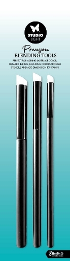 Picture of Studio Light Precision Blending Tools S/M/L - Σετ Πινέλων Για Blending, 3τεμ.