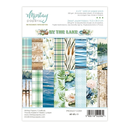 Picture of Mintay Papers Add-On Μπλοκ Scrapbooking Διπλής Όψης 6'' X 8" - By The Lake