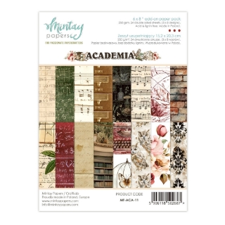 Picture of Mintay Papers Add-On Μπλοκ Scrapbooking Διπλής Όψης 6'' x 8" - Academia