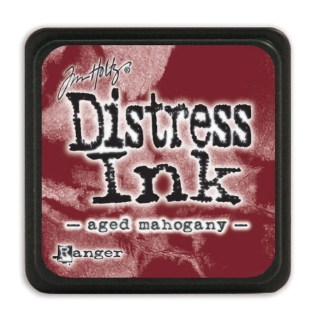 Picture of Tim Holtz Distress Mini Ink Pad | Υδατοδιαλυτό Dye Μελάνι για Blending & Mixed Media -  Aged Mahogany