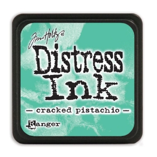 Picture of Tim Holtz Distress Mini Ink Pad | Υδατοδιαλυτό Dye Μελάνι για Blending & Mixed Media -  Cracked Pistachio