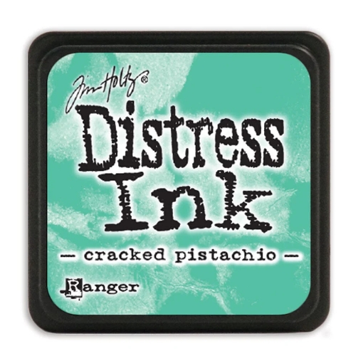 Picture of Tim Holtz Distress Mini Ink Pad | Υδατοδιαλυτό Dye Μελάνι για Blending & Mixed Media -  Cracked Pistachio