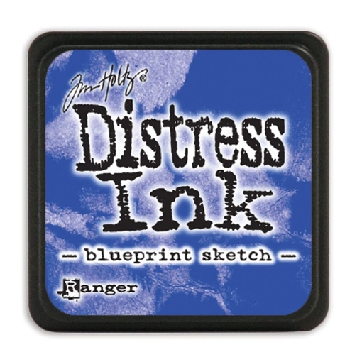 Picture of Tim Holtz Distress Mini Ink Pad | Υδατοδιαλυτό Dye Μελάνι για Blending & Mixed Media -  Blueprint Sketch
