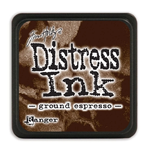 Picture of Tim Holtz Distress Mini Ink Pad | Υδατοδιαλυτό Dye Μελάνι για Blending & Mixed Media -  Ground Espresso