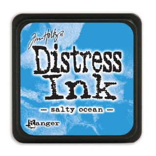 Picture of Tim Holtz Distress Mini Ink Pad | Υδατοδιαλυτό Dye Μελάνι για Blending & Mixed Media -  Salty Ocean