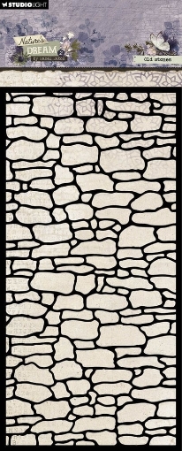 Picture of Studio Light Μάσκα Stencil – Nr. 297 Nature’s Dream 2 “Old Stones”