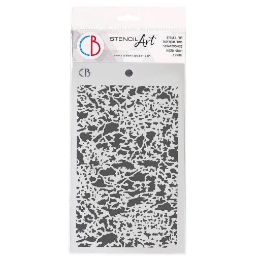 Picture of Ciao Bella Texture Στένσιλ - Esprit de Voyage, Oxidized Surface 