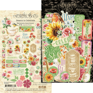 Picture of Graphic 45 Cardstock Εφήμερα - Season to Celebrate, 60τεμ.