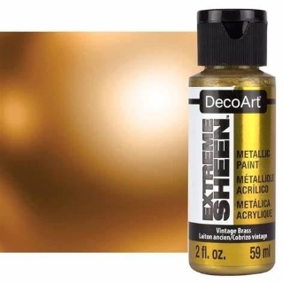 Picture of DecoArt Extreme Sheen | Μεταλλικό Ακρυλικό Χρώμα Υψηλής Αντανάκλασης – Vintage Brass, 59ml