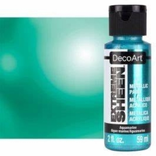 Picture of DecoArt Extreme Sheen | Μεταλλικό Ακρυλικό Χρώμα Υψηλής Αντανάκλασης – Aquamarine, 59ml