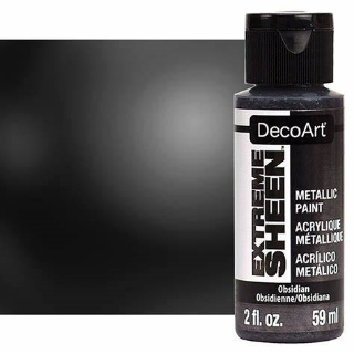Picture of DecoArt Extreme Sheen | Μεταλλικό Ακρυλικό Χρώμα Υψηλής Αντανάκλασης – Obsidian, 59ml