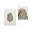 Picture of Lamali Galet Handmade Cotton Rag Notebook | 100% Cotton Handmade Notebook 120gsm - White, 5.9" x 8.3"