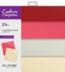 Picture of Crafter's Companion Pearl Card Περλέ Cardstock σε 4 Αποχρώσεις 12" x 12" - Valentines Shades, 24 τεμ
