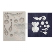 Picture of Prima Finnabair Decor Mould 3.5" x 4.5" – Fairy Garden – Καλούπι Σιλικόνης με Νεραϊδόκηπο & Λουλούδια