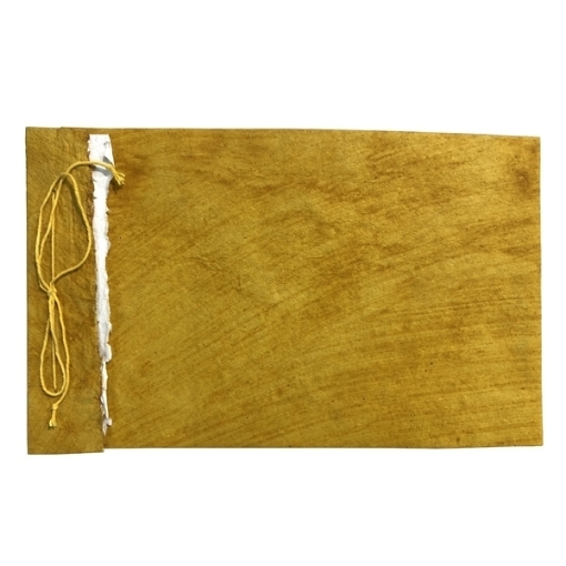 Picture of Lamali Bagru Χειροποίητο Art Journal 250gsm 25 x 41 cm - Yellow, 15 φύλλα