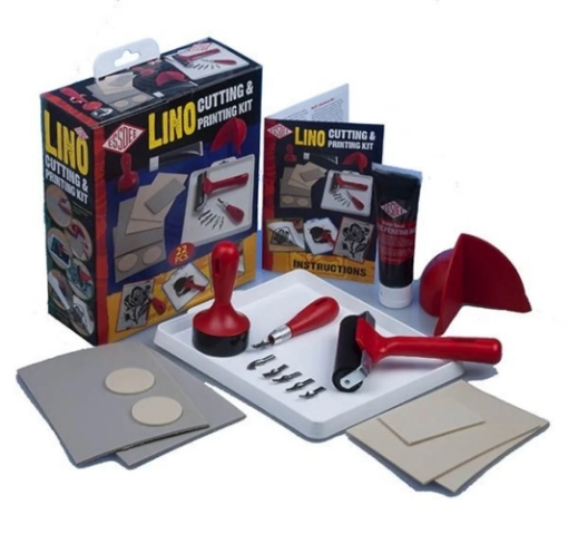 Picture of Essdee Lino Cutting & Printing Kit | Πλήρες Κιτ Λινοτυπίας & Printmaking, 23 τεμ.