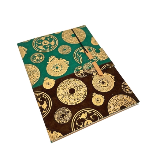 Picture of Lamali Bamsa Fusion Χειροποίητο Art Journal 15 x 21 cm -  Green/Black, 108 σελ.