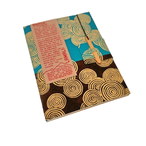 Picture of Lamali Bamsa Fusion Χειροποίητο Art Journal 15 x 21 cm - Teal/Black, 108 σελ.